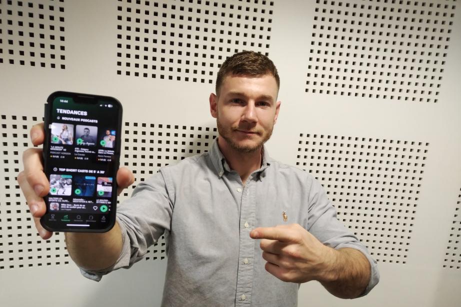 Max Altenhoven possède la double casquette de préparateur physique du Fenix Handball, à Toulouse, et de créateur de la plateforme de podcasts Know Minut (Photo : Anthony Assémat - Entreprises Occitanie)