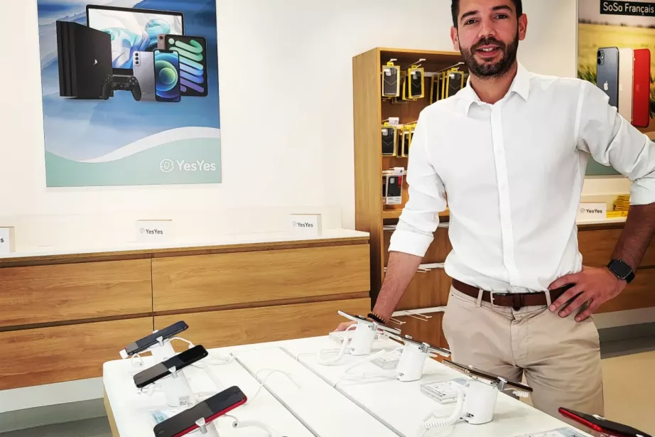 Gérald Bourdin, directeur des opérations de la boutique atelier YesYes à Toulouse. (Photo : Dorian Alinaghi - Entreprises Occitanie)