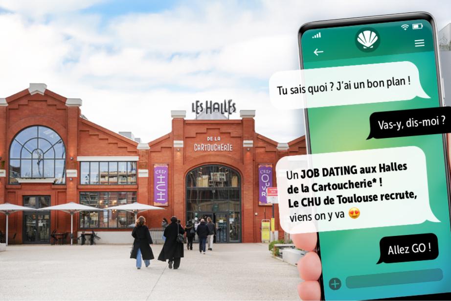 Le CHU de Toulouse organise un job dating en partenariat avec Indeed le jeudi 6 mars 2025, de 10h à 17h, à La Cabane des halles de la Cartoucherie. (Photo CHU de Toulouse)