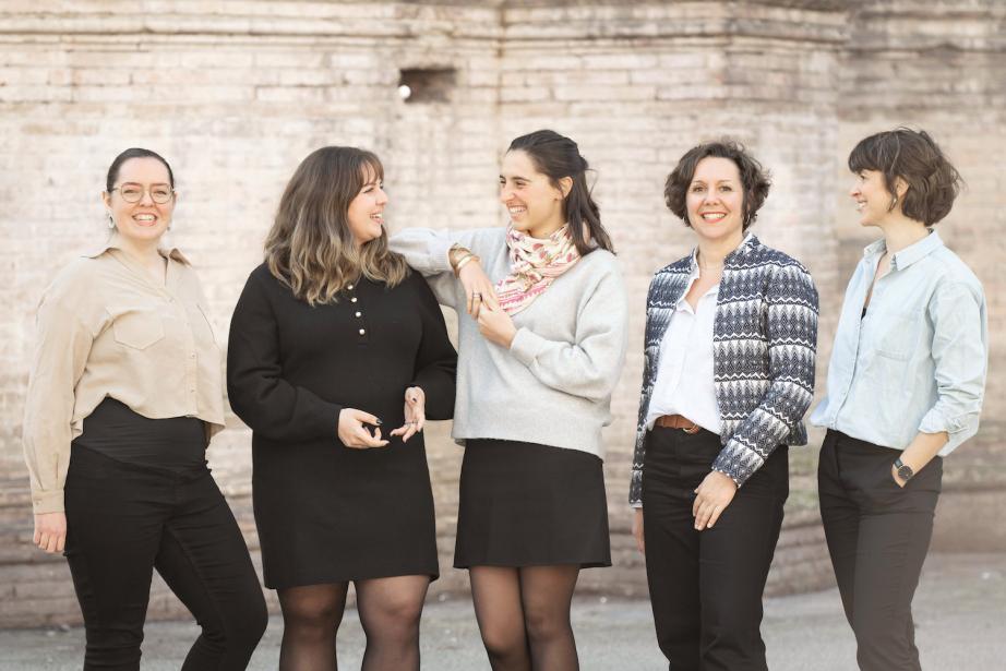 L'équipe de l'agence la Cerise. (Photo Helene Ressayres)