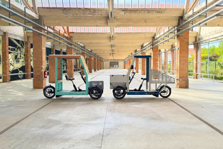 Née à Toulouse, Maillon Mobility est une start-up fondée par Charles et Paulin. Leur ambition : faciliter les déplacements professionnels grâce à des vélos cargos couverts, économiques, confortables et écoresponsables. (Photo Maillon Mobility)