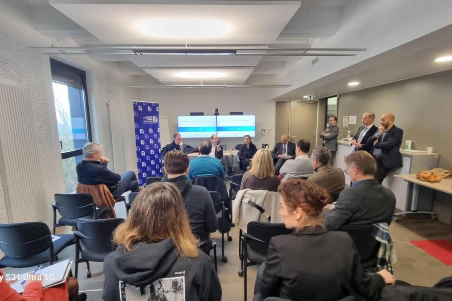 Les dirigeants d'entreprises sont confrontés à différentes crises. A Toulouse, une conférence était organisée pour leur donner des clés. (Photo : Medef de Haute-Garonne)