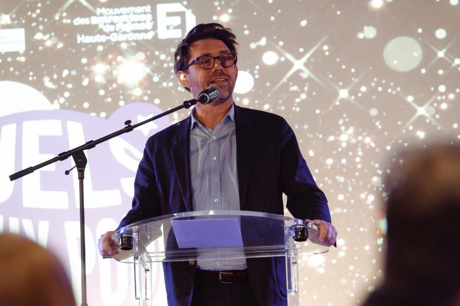 Pierre-Olivier Nau, le président du Medef de Haute-Garonne. (Photo : Alain le Coz)