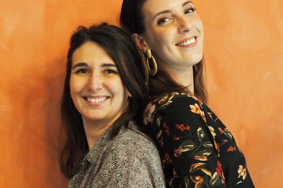 Camille Ledoux et Marlène Sansas, les Mary Poppins toulousaines du rangement de votre bureau de travail. (Photo : Arlette 4)