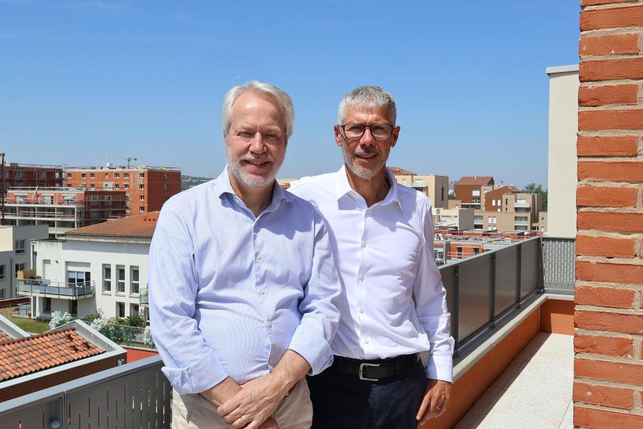 Philippe Wallaert, président de Promologis et Philippe Pacheu, le directeur général. (Photo Promologis)
