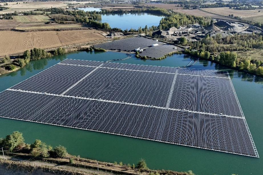 Sur les 22,74 hectares du site, l’eau occupe près des deux tiers de la surface. (Photo Solveo)