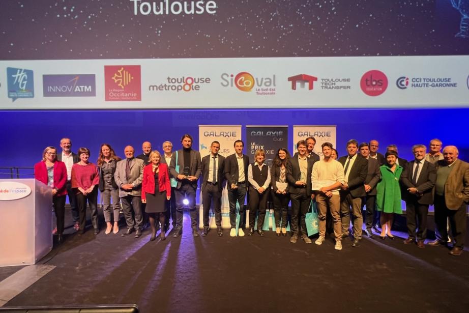 Les Lauréats du Prix Galaxie 2022. Crédit : Emmanuel Grimaud.
