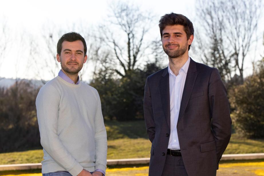 Thibaut Choulet et Philippe Rouvier, les cofondateurs de Floatee. (Photo : Cam Algnr Floatee)