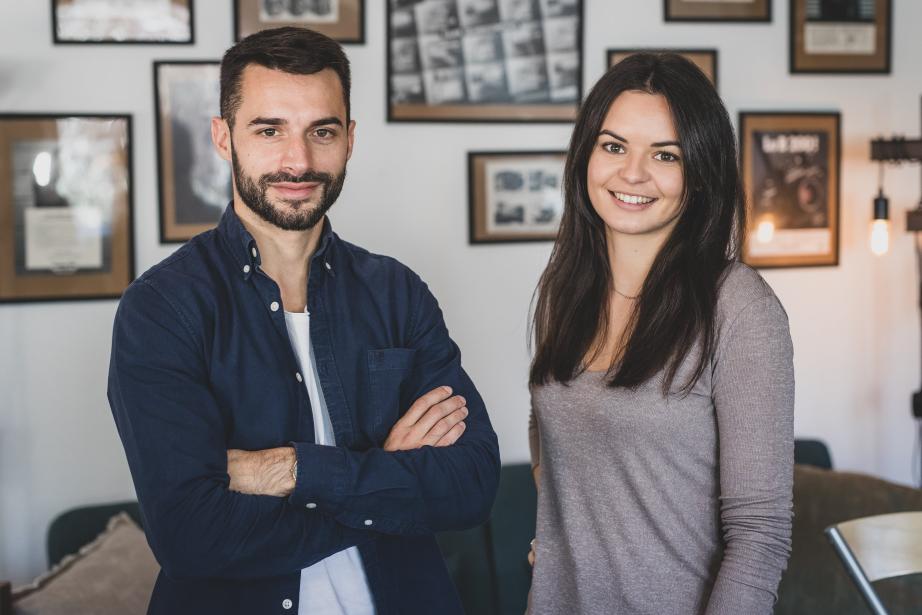 Corentin Bouffard, co-fondateur et directeur général et Charlotte Tandou, co-fondatrice et présidente de Wilbi. (Photo Wilbi)