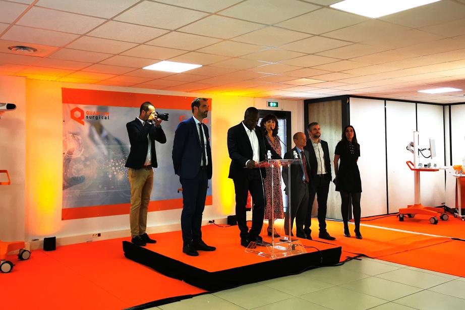 À l’inauguration du siège de Quantum Surgical début octobre à Montpellier, Bertin Nahum était entouré du président de la Métropole de Montpellier Michaël Delafosse et de la conseillère régionale Marie-Thérèse Mercier, ainsi que des trois autres associés de l’entreprise. Bertin Nahum est aussi aux manettes d'un projet de Campus d’innovation en sciences de la vie.