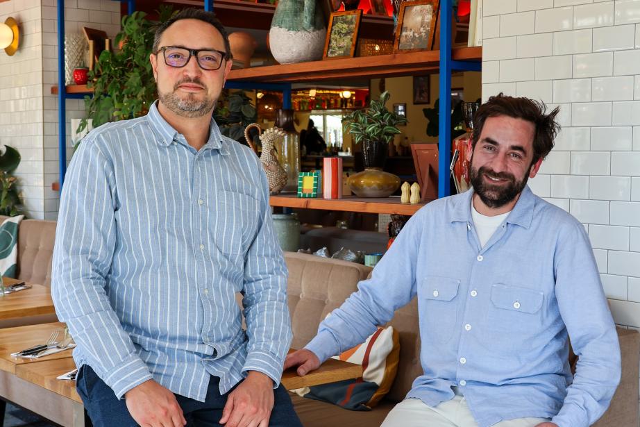 De gauche à droite : Romain Daubigné et Maël Couloumat. (Photo La Côte & l’Arête°