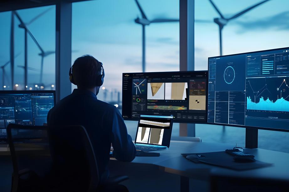 L’enjeu dépasse la prise d’images : limiter l’exposition des équipes en mer, réduire les coûts logistiques et préserver la production d’électricité pendant les inspections. (Photo Skyrell)