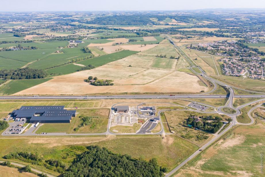 La zone d'activité Portes du Tarn. Crédit : Studios H2G.