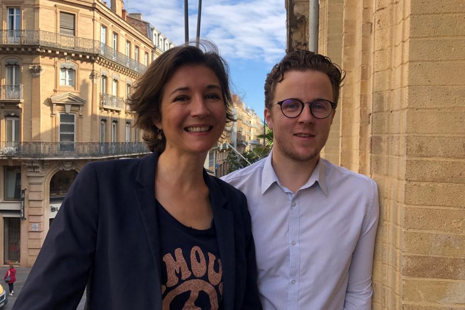 Odile Seiter, présidente d'Apacom et Frédéric Armand, président du Club de la Com. 