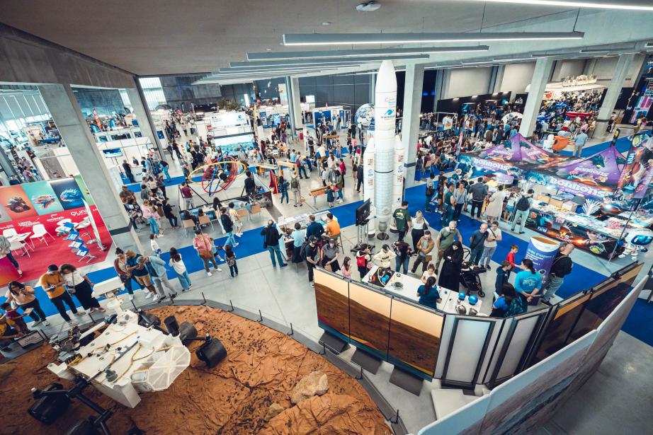 Tout au long du Toulouse Space Festival, la Cité de l’espace est aussi présente au Meett. Elle y installera un laboratoire itinérant, où un animateur scientifique proposera des expériences sensorielles et participatives. (Photo Toulouse Space Festival)