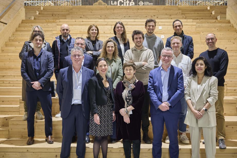 Le jury et les candidats. (Photo Guillaume Oliver)