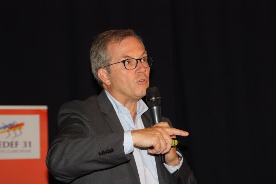 Pierre Marie Hanquiez, le président du Medef31 Pierre Marie Hanquiez, le président du Medef31