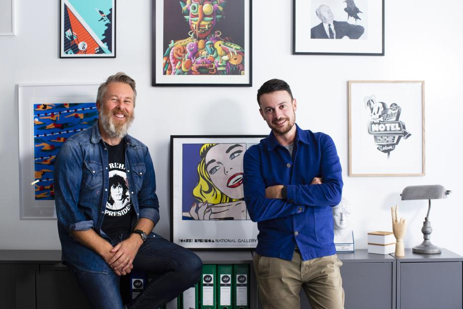 Jacques Grimal et Alban Taravello, fondateurs de W2P Records. (Photo W2P Records)