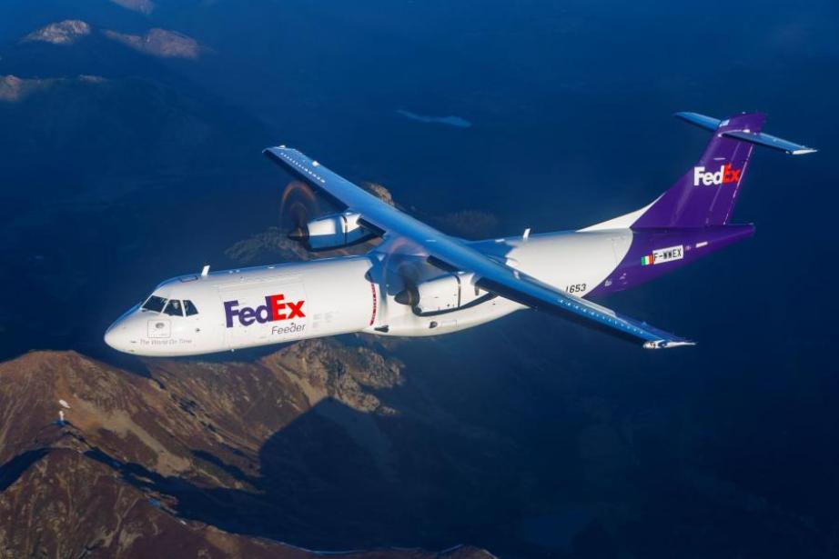 Le cargo ATR 72-600 dernièrement  livré à Fedex. 