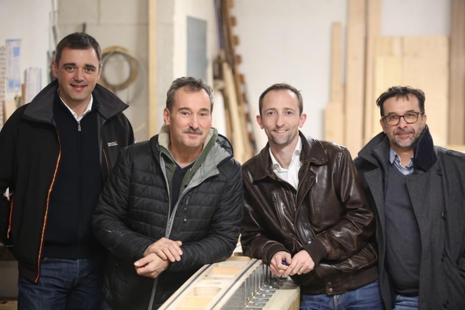Wilfried Dufaud, Denis Ruffray (Art Menuiserie), Jérémy Caussade, Fabien Raison Wilfried Dufaud, Denis Ruffray (Art Menuiserie), Jérémy Caussade, Fabien Raison