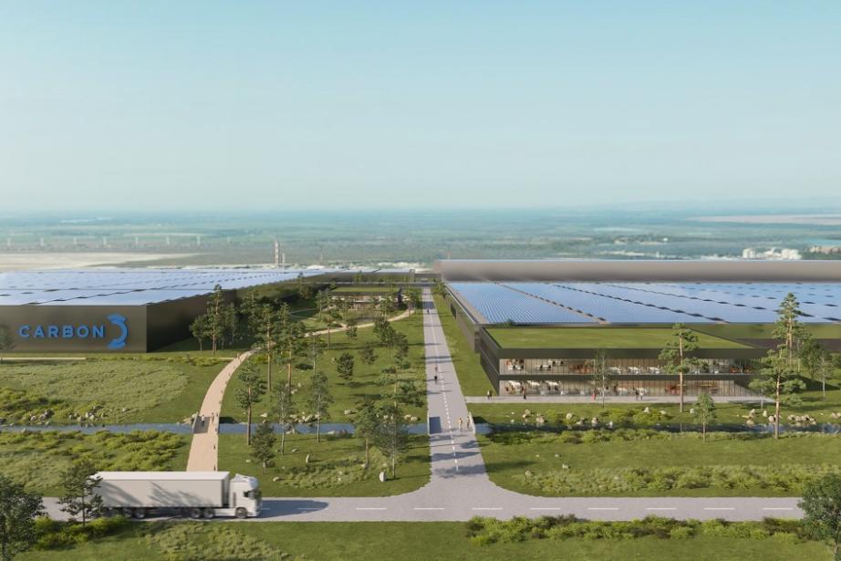 Le projet de giga factory de la société Carbon devrait créer 3000 emplois à Fos-sur-Mer, dans les Bouches-du-Rhône. (Photo : Carbon)