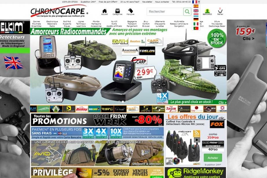 La référence européenne de l'e-commerce pour la pêche à la carpe La référence européenne de l'e-commerce pour la pêche à la carpe
