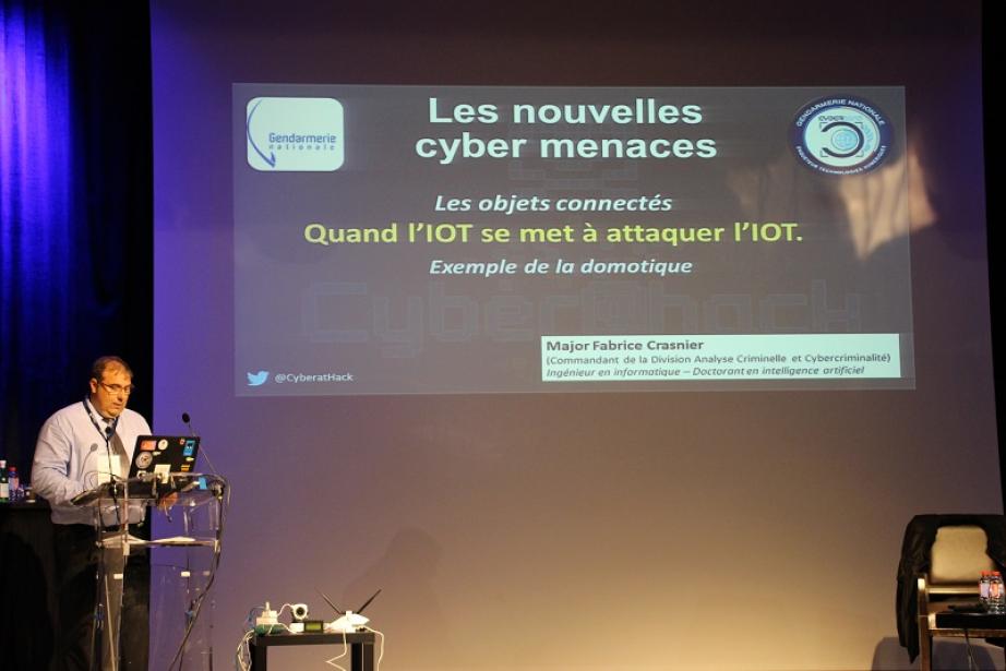Major Fabrice Crasnier de la Gendarmerie Nationale, spécialisé en cybercriminalité Major Fabrice Crasnier de la Gendarmerie Nationale, spécialisé en cybercriminalité