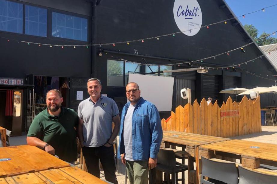 Christophe Baron, Alexis Dupuis, Romain Pecqueret, les trois associés derrière le projet Cobalt. Christophe Baron, Alexis Dupuis, Romain Pecqueret, les trois associés derrière le projet Cobalt.