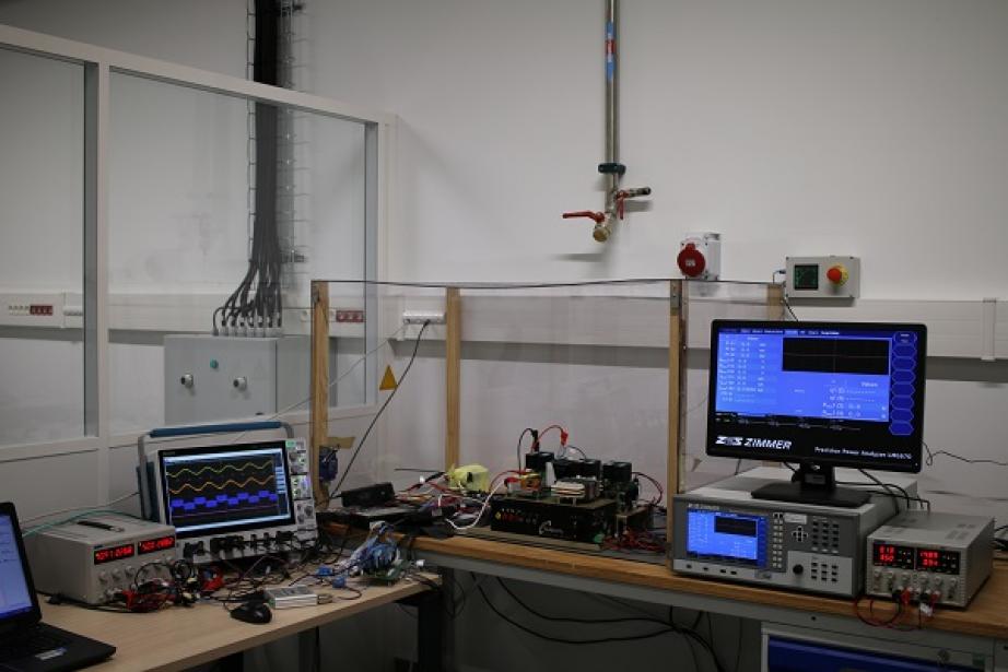 Les convertisseurs de puissance font partie des terrains de recherche  de l'IRT Saint-Exupéry. crédit : IRT Saint-Exupéry
