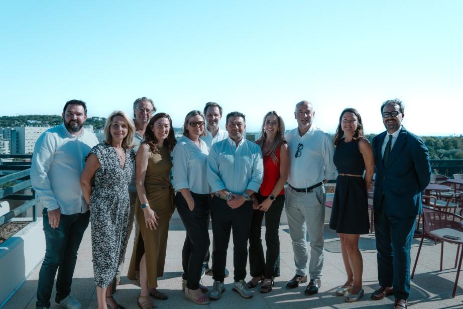 Le nouveau Bureau qui l’épaulera réunit des chefs d'entreprise engagés, représentatifs de la diversité des secteurs d'activité qui composent le tissu économique haut-garonnais. (Photo : : Laura Chery- Studio Marius)