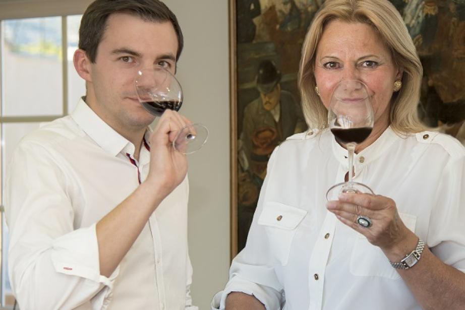 Claude Vialade et son fils Jordi Salvagnac, 4ème génération de l'entreprise familiale Domaine Auriol. 