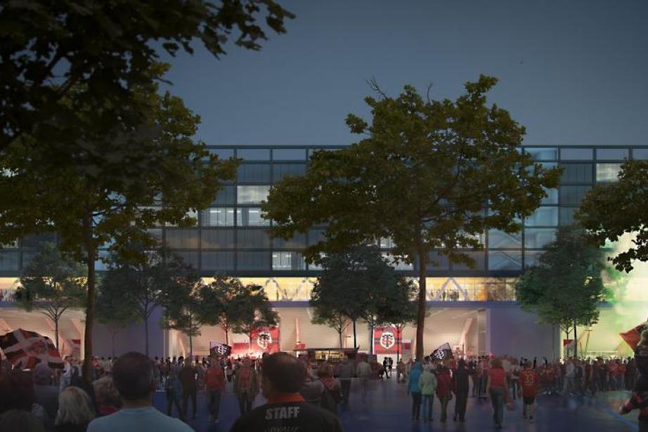 Le projet Drop autour du Stade Toulousain porté par Unibail-Rodamco-Westfield (Mandataire du Groupement) Kaufman & Broad Midi-Pyrénées, Greencity Immobilier. Architecte urbaniste : Taillandier Architectes Associés. Architecte d'opération : PPA Architectures. Le projet Drop autour du Stade Toulousain porté par Unibail-Rodamco-Westfield (Mandataire du Groupement) Kaufman & Broad Midi-Pyrénées, Greencity Immobilier. Architecte urbaniste : Taillandier Architectes Associés. Architecte d'opération : PPA Architectures.