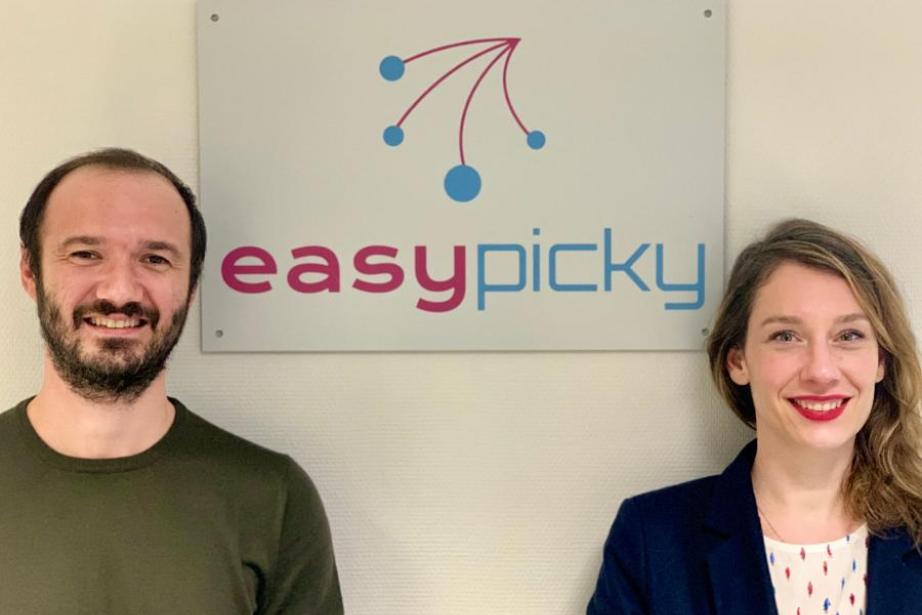 Renaud Pacull et Marine Bibal, cofondateurs d'EasyPicky. 