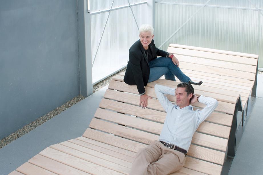 Laure et Gilles Boudou, respectivement présidente et directeur général. (Photo E.Belondrade Photothèque Aréa)
