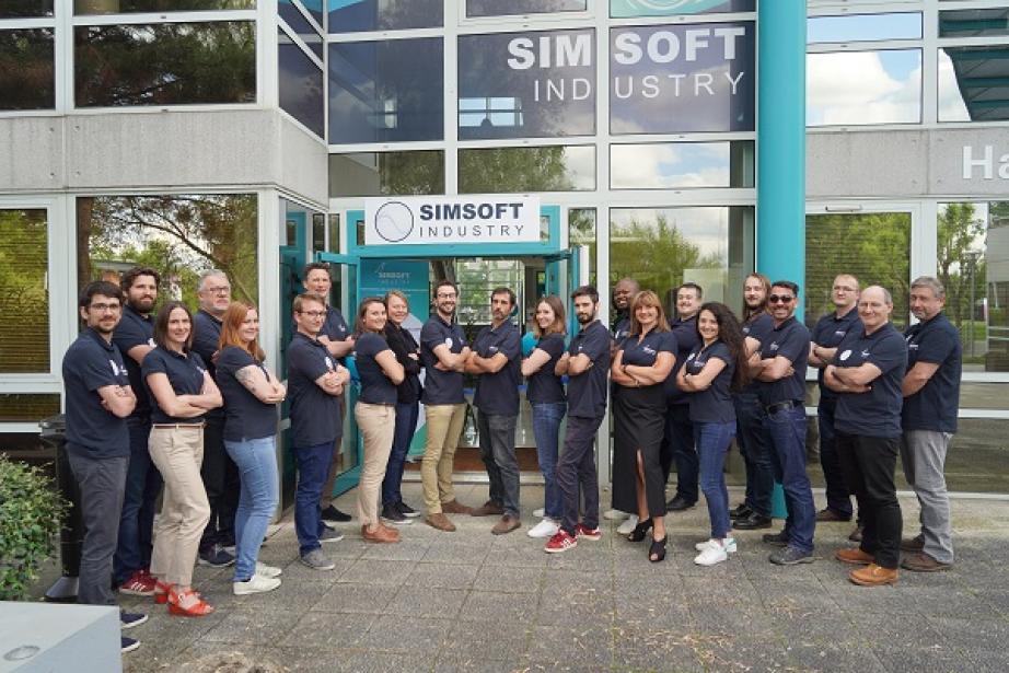 L'équipe de Simsoft Industry installée à Labège. L'équipe de Simsoft Industry installée à Labège.