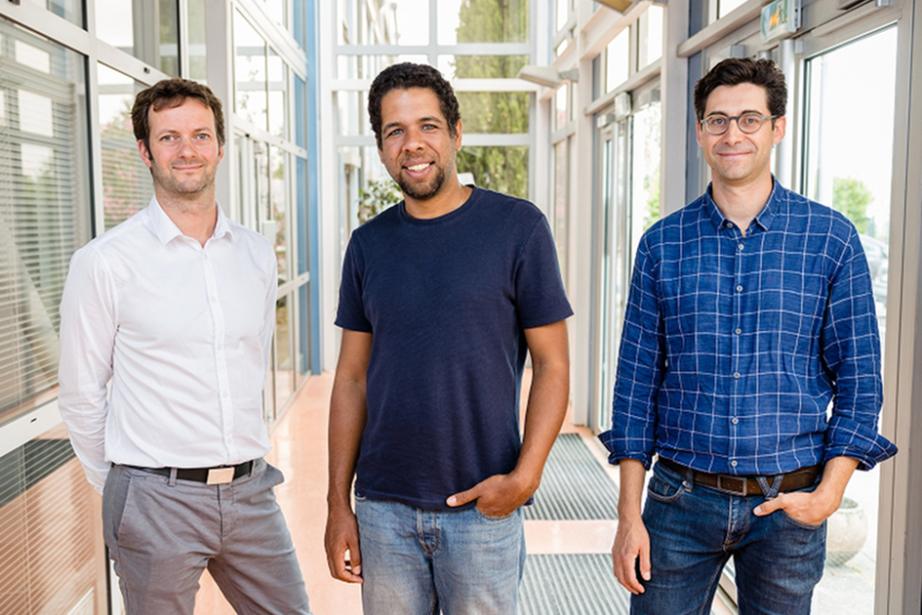 Romain Di costanzo, Alain Fontaine et Ludovic Barbès, les fondateurs d’Hycco. (Phto Hycco)