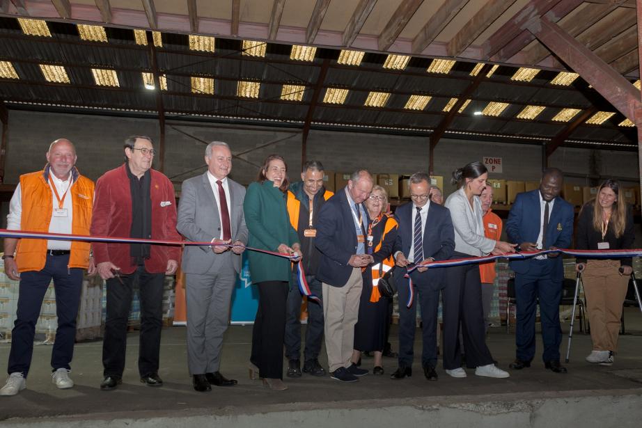 Avec 7 000 m² d’entrepôts et 400 m² de bureaux, ce nouvel outil doit permettre à terme de regrouper l’ensemble de ses activités, tout en confortant son rôle de plateforme régionale pour l’Occitanie. (Photo La Banque Alimentaire)