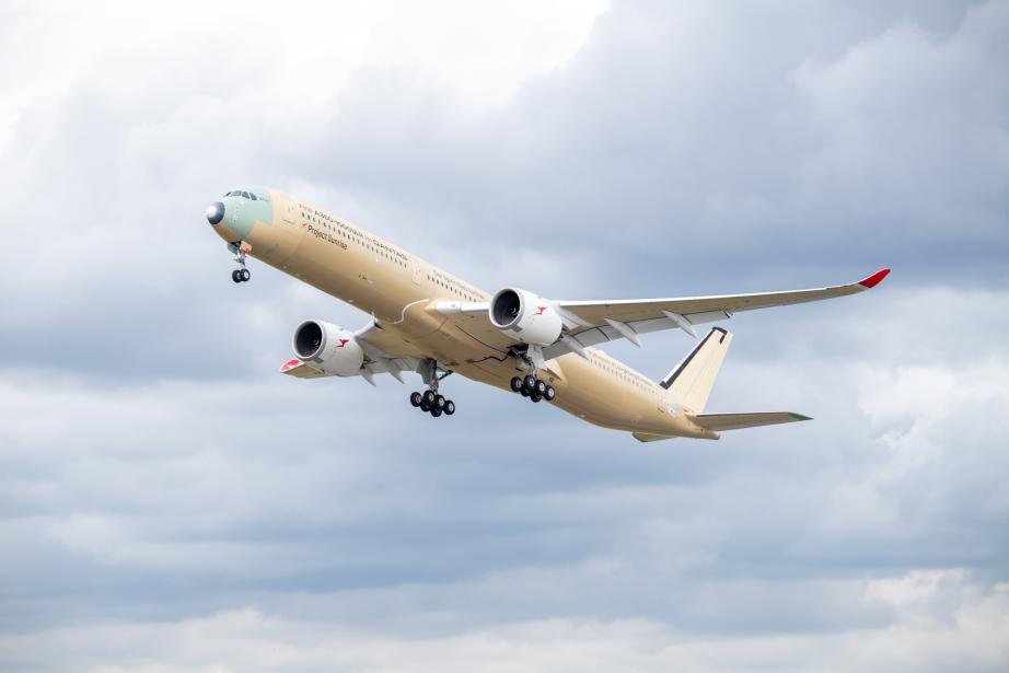 Premier vol de l’A350-1000ULR de Qantas (MSN 707). (Photo Airbus SAS 2026)