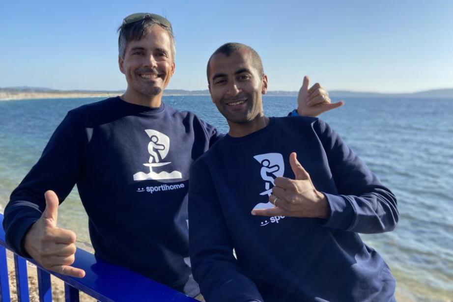 Sylvain Morel et Fred Diaw, les deux fondateurs de Sportihome. 