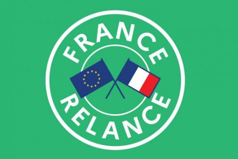Le logo du Plan de relance économique de la France de 2020-2022. 