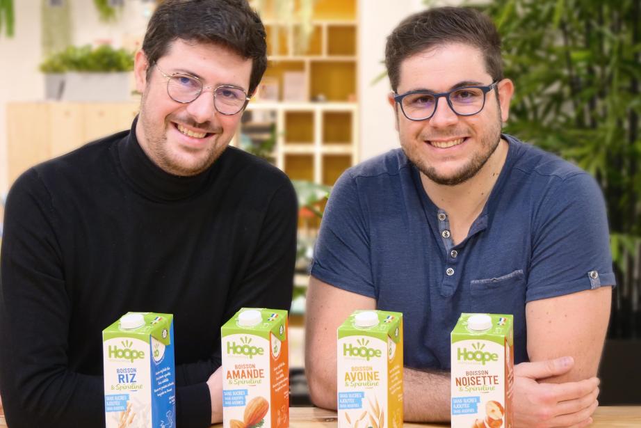 Alexis et Christophe, les deux associés de Hoope, basée au Grand Marché de Toulouse. (Photo : Hoope)