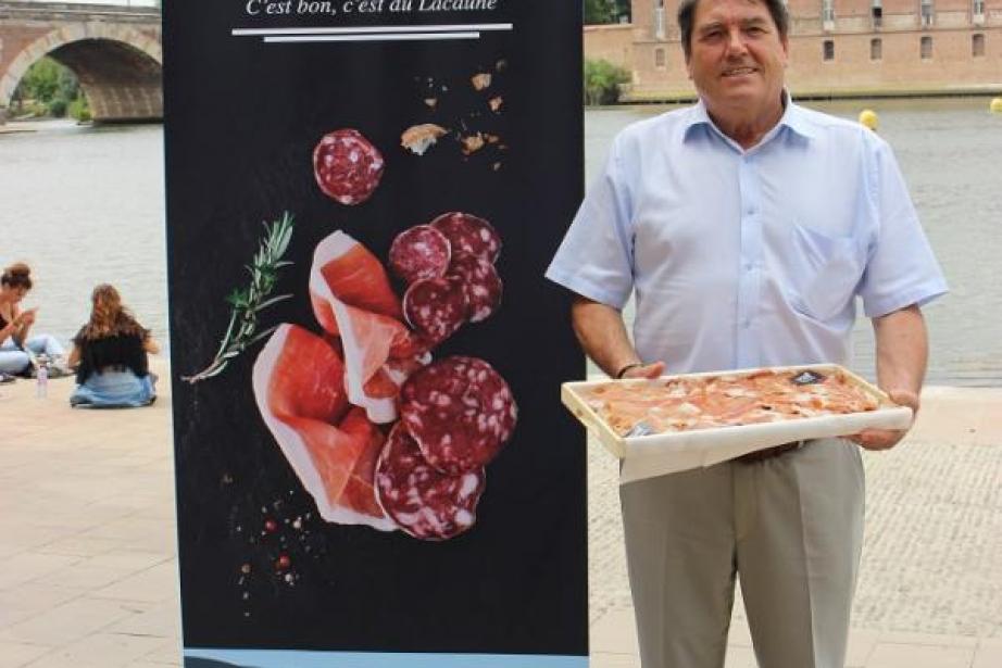 Présentation à Toulouse des Salaisons de Lacaune par Didier Oberti président du syndicat Présentation à Toulouse des Salaisons de Lacaune par Didier Oberti président du syndicat