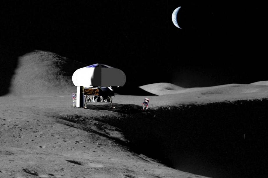 L'habitat spatial EuroHab Ilot proposé par la start-up Spartan Space. L'habitat spatial EuroHab Ilot proposé par la start-up Spartan Space.