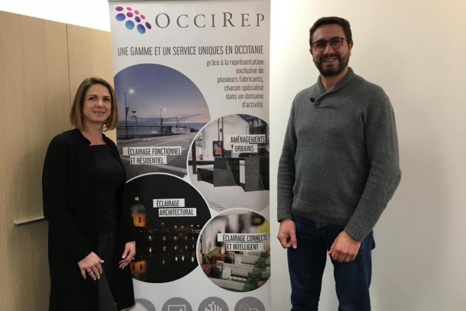 Céline Bailly et Hervé donnarel, membres du comité de direction d'Occirep.