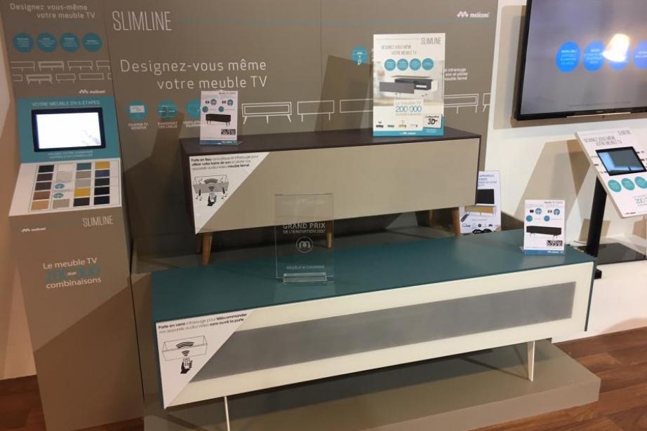 Slimline, un meuble TV design 100% personnalisable Slimline, un meuble TV design 100% personnalisable