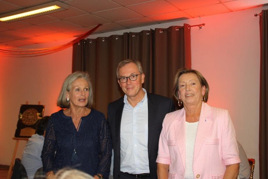 Michèle Raymondis, Pierre-Marie Hanquiez et Marie-Claude Augier.