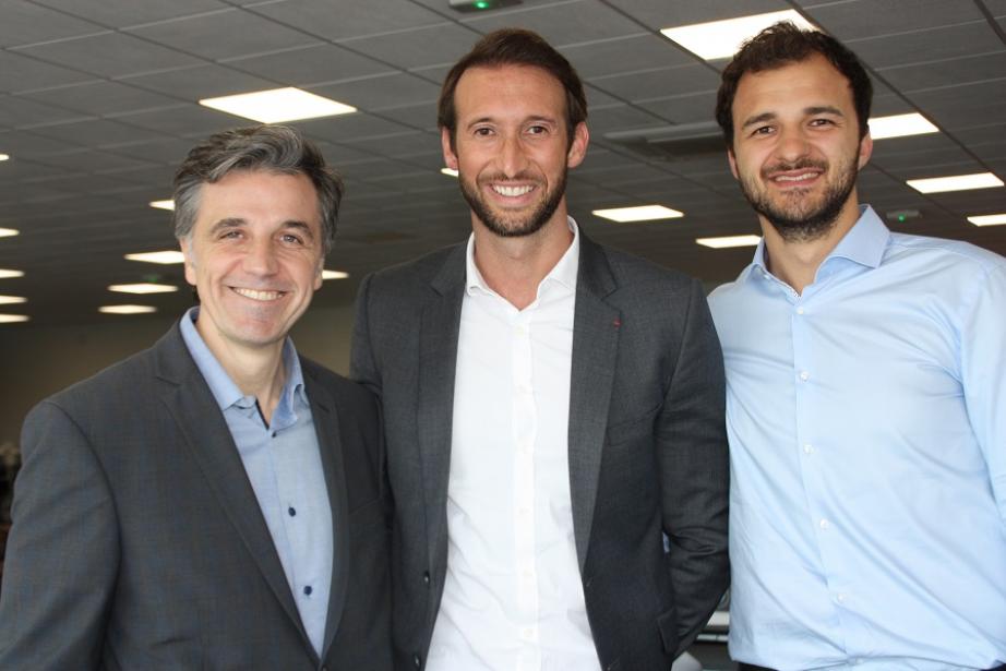 De g à d : Grégory Corbière, Fabien Gilot et Jules Julian De g à d : Grégory Corbière, Fabien Gilot et Jules Julian