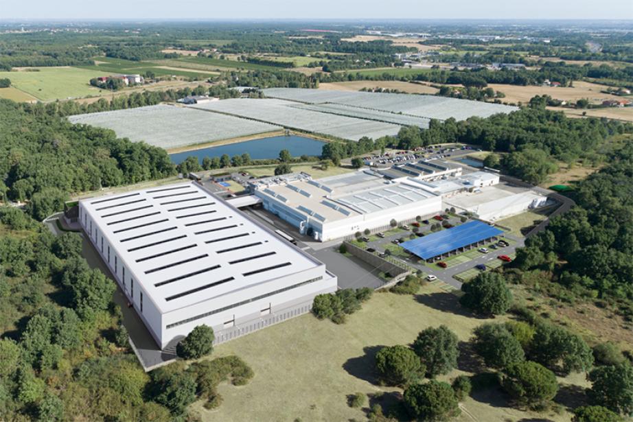 Voici à quoi devrait ressembler le nouveau bâtiment industriel de Liebherr Aerospace à Campsas, dans le Tarn-et-Garonne. (Photo : Liebherr Aerospace)