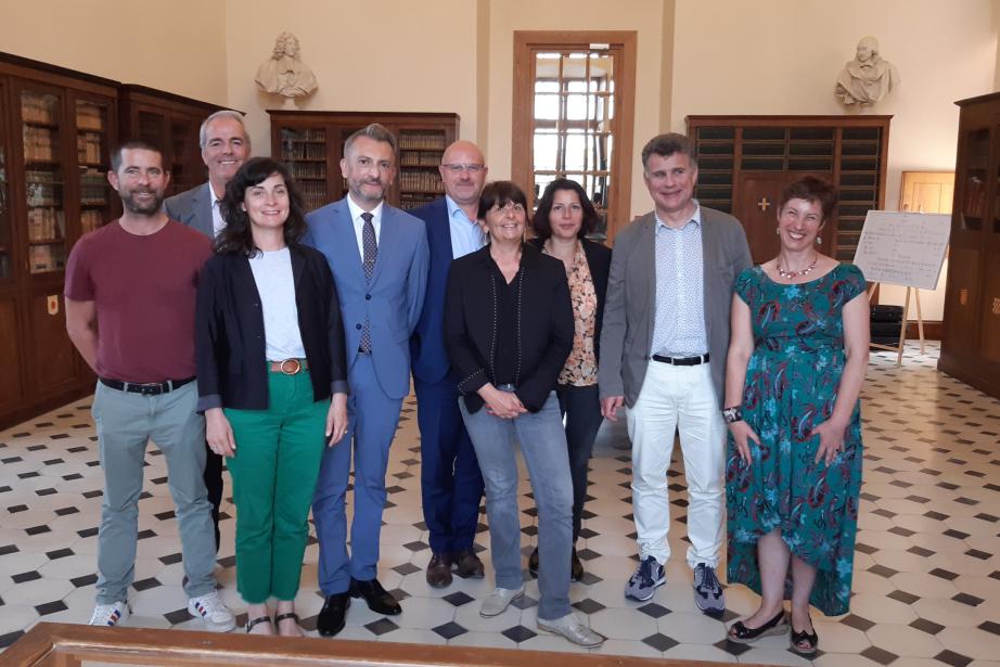 La première étape de ce Mécénat Tour occitan s'était déroulée au château de Castries (Hérault), le 24 mai 2023. (Photo : DRAC de Montpellier)