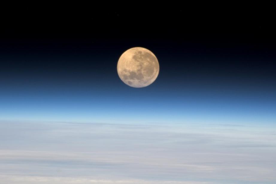 La Lune vue depuis la SSI. Esa/Nasa/2016. 